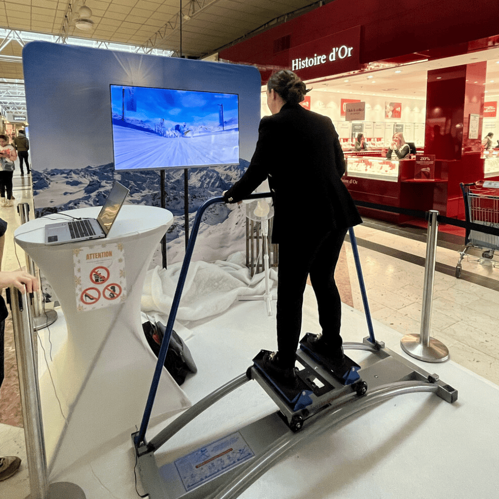 Simulateur de ski